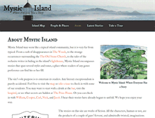 Tablet Screenshot of mystic-island.com